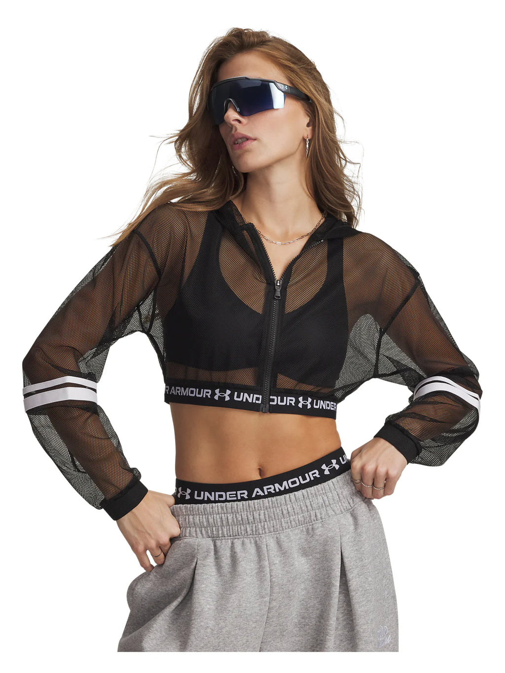UA HEATGEAR MESH FZ