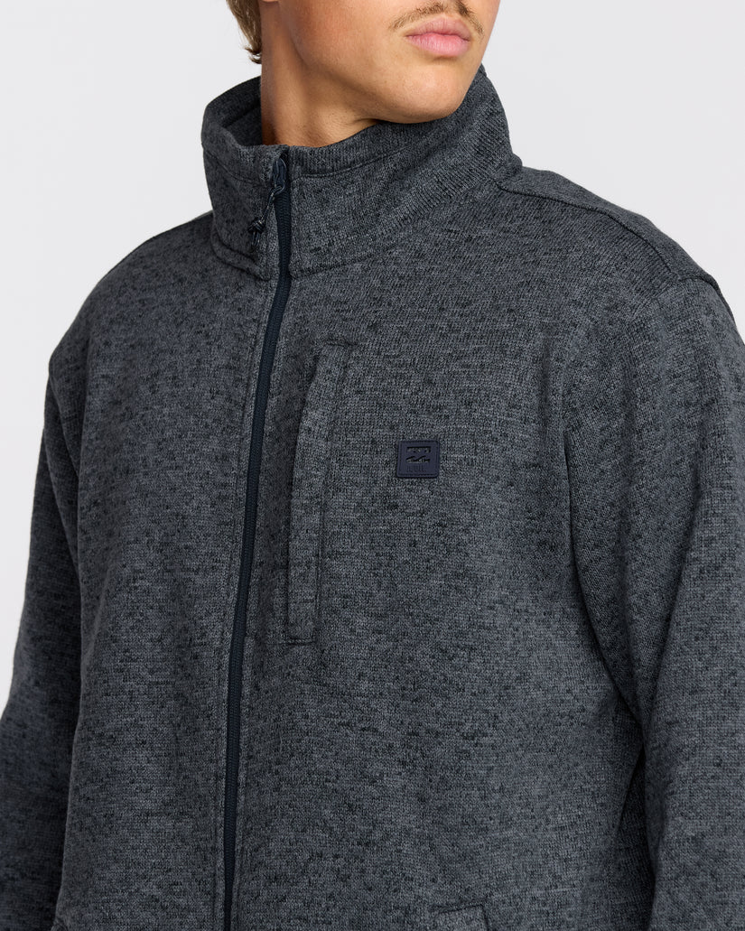 BOUNDARY MOCK NECK ZIP