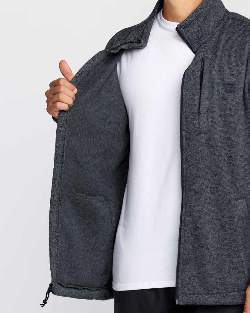 BOUNDARY MOCK NECK ZIP