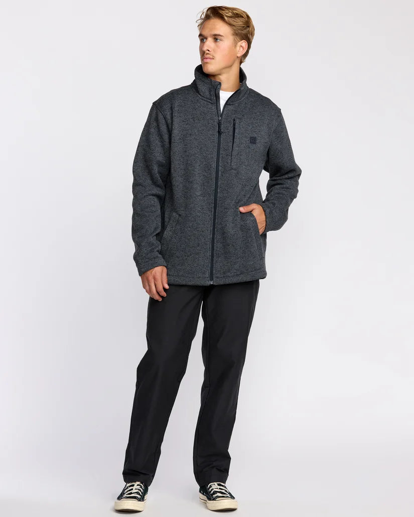 BOUNDARY MOCK NECK ZIP