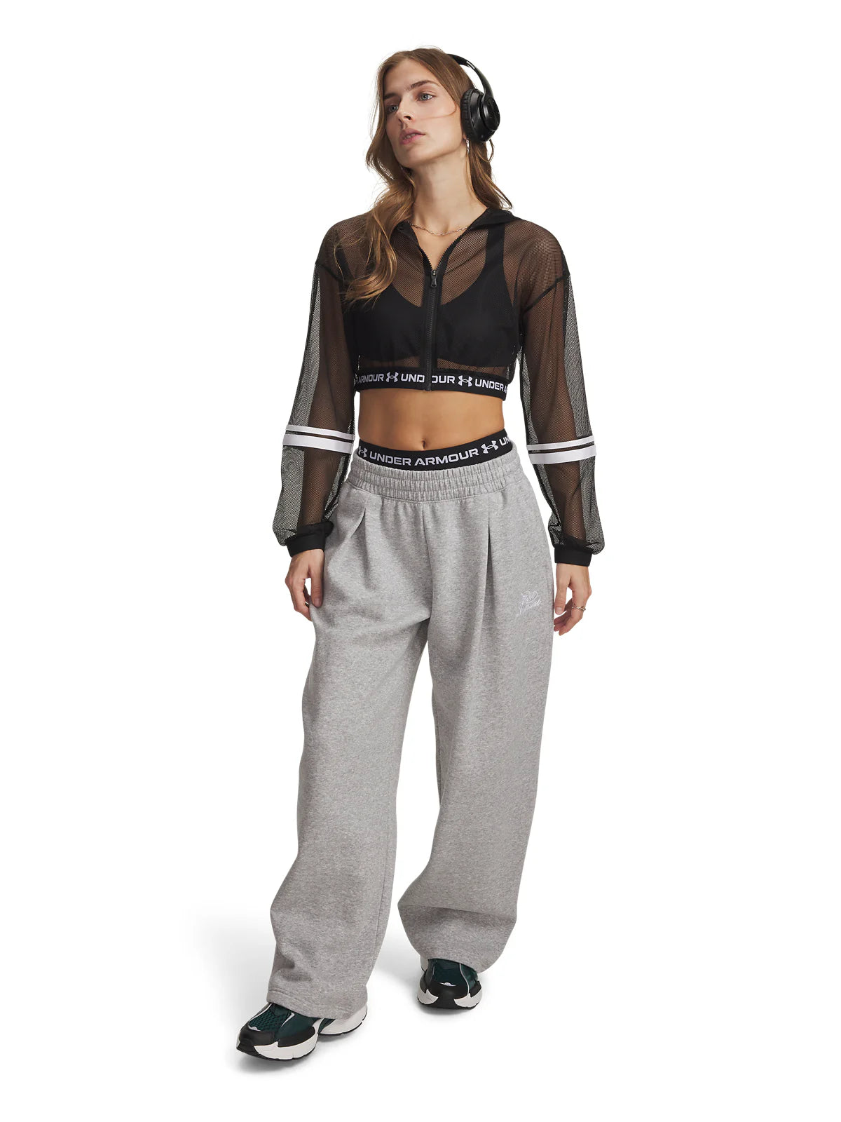 UA HEATGEAR MESH FZ