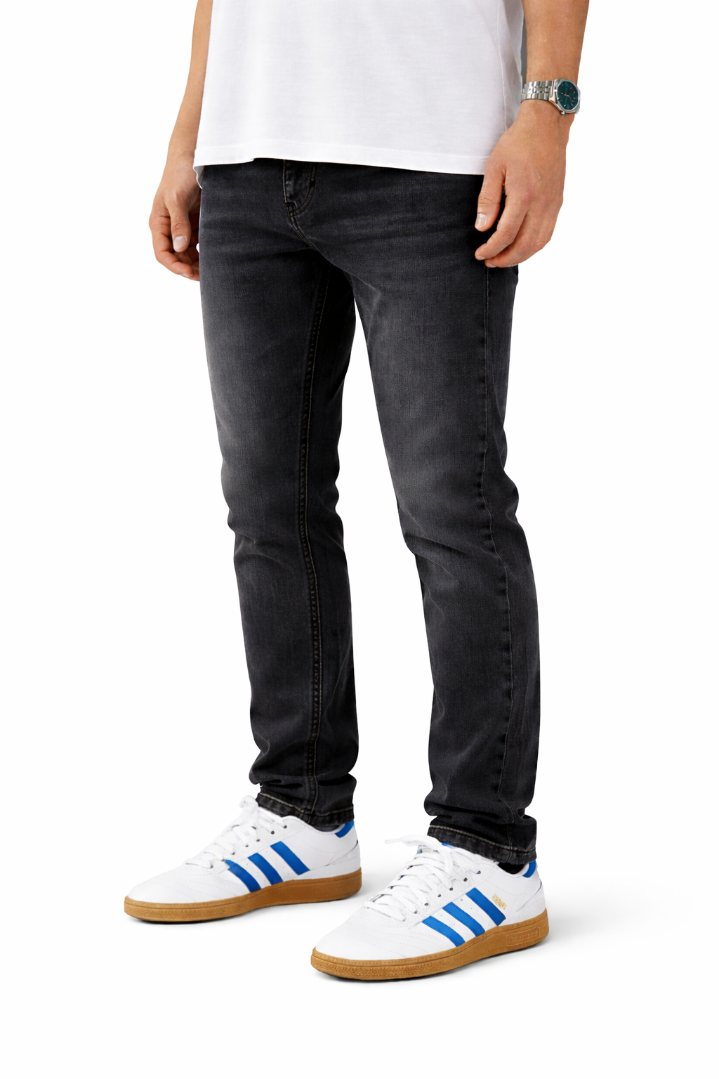 FJ Daily Denim Charcoal Slim