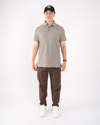 Polo Camisero Slim Gris