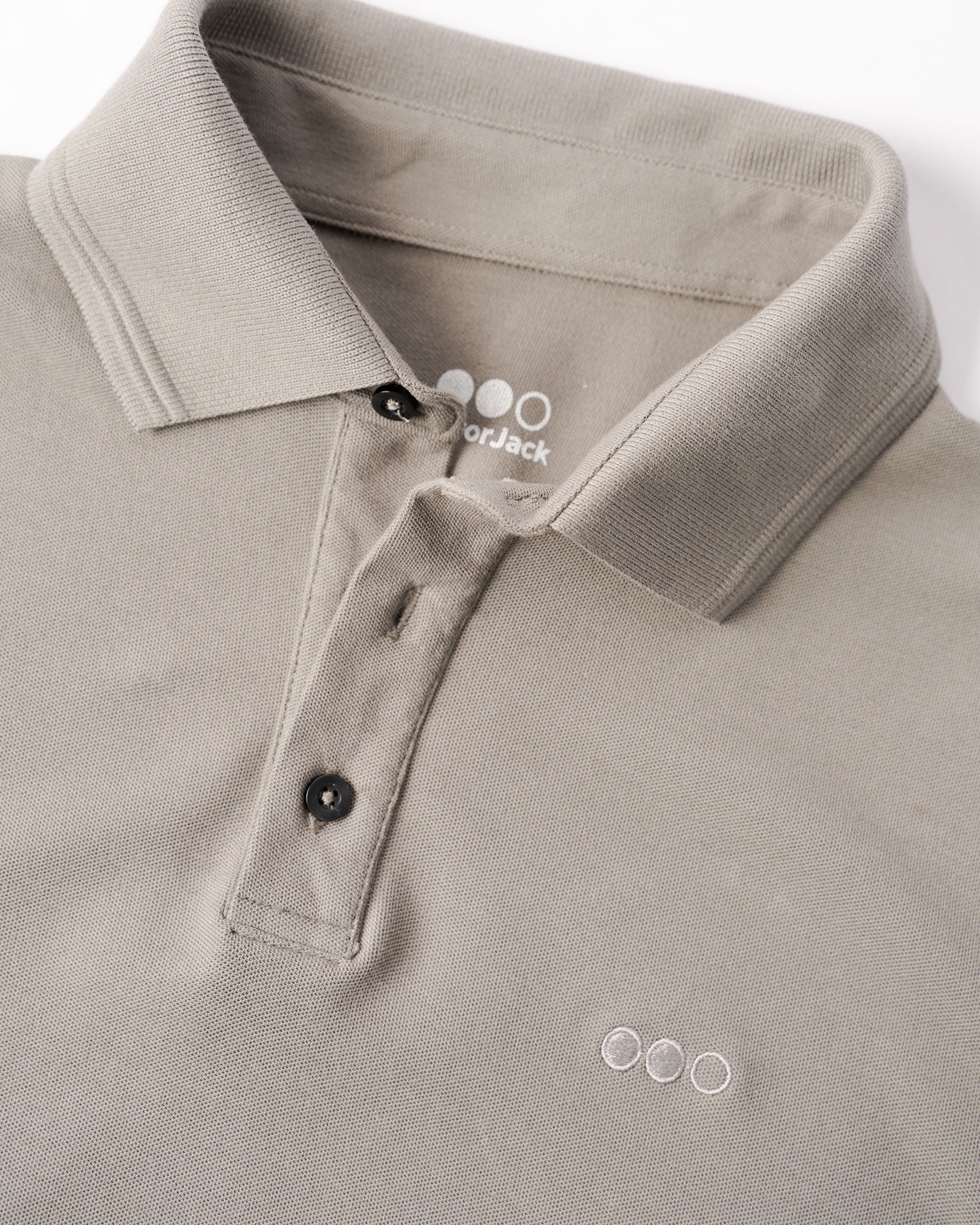 Polo Camisero Slim Gris
