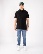 Polo Camisero Slim Negro