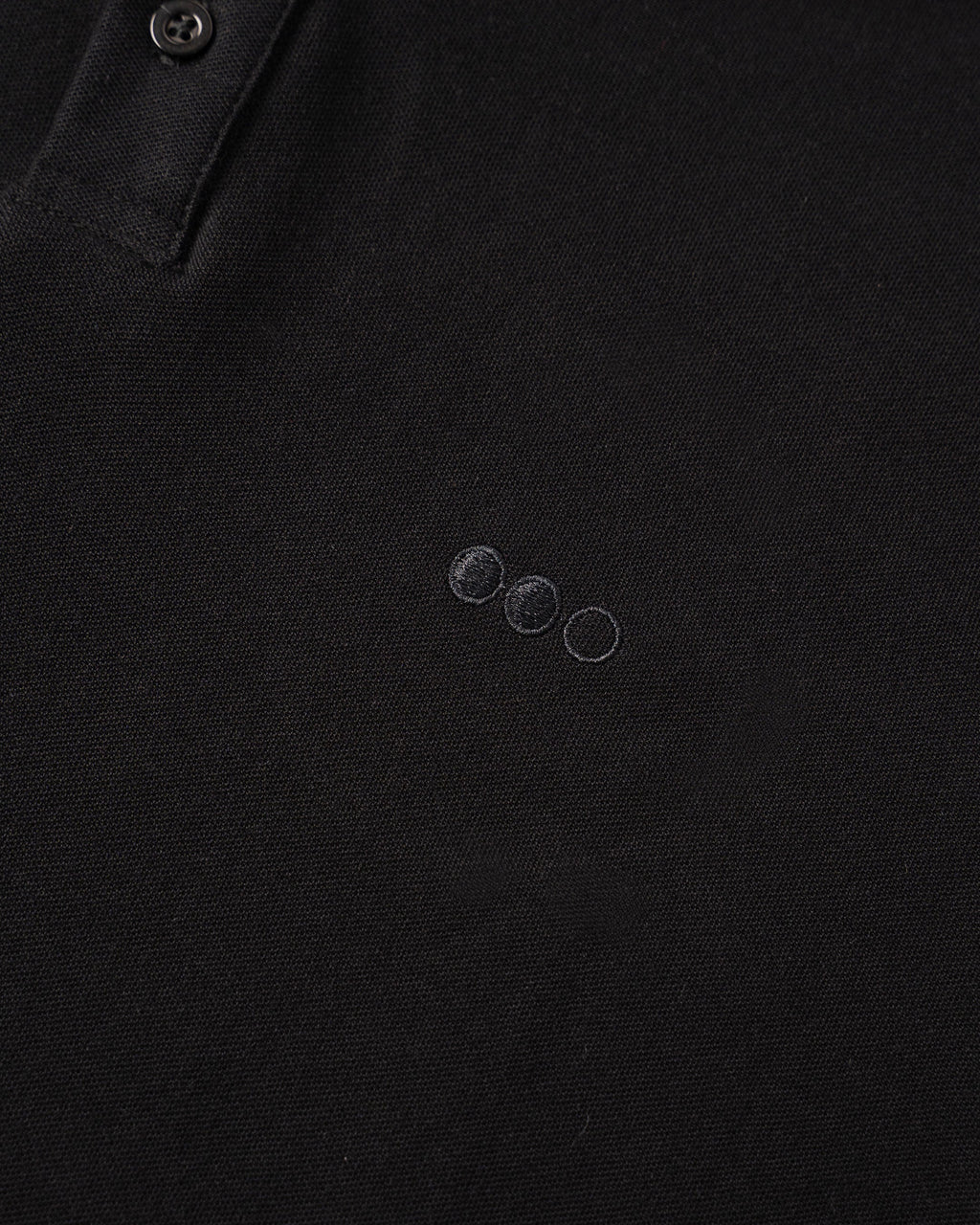 Polo Camisero Slim Negro