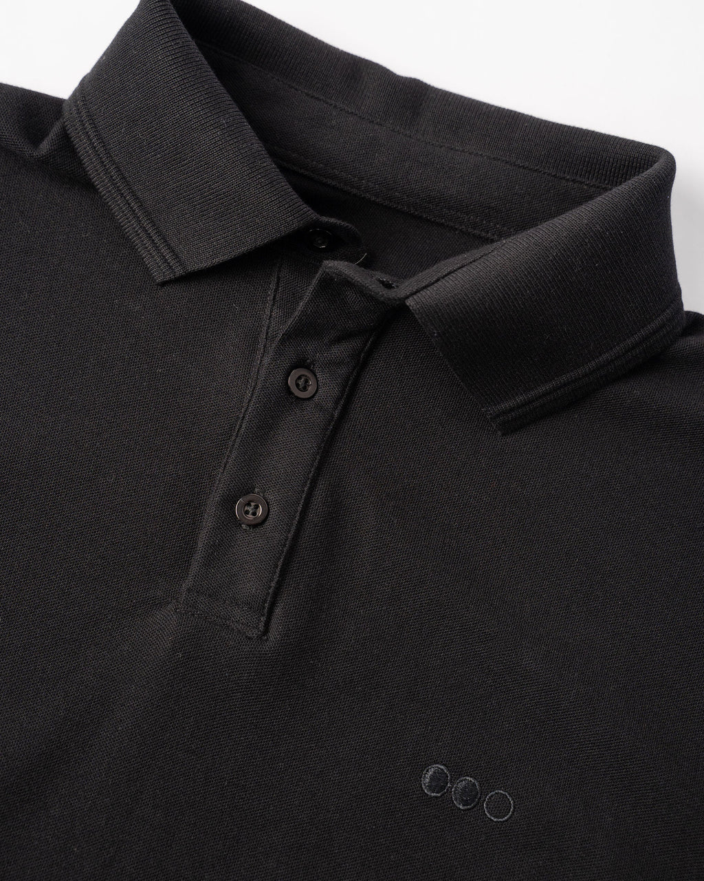 Polo Camisero Slim Negro