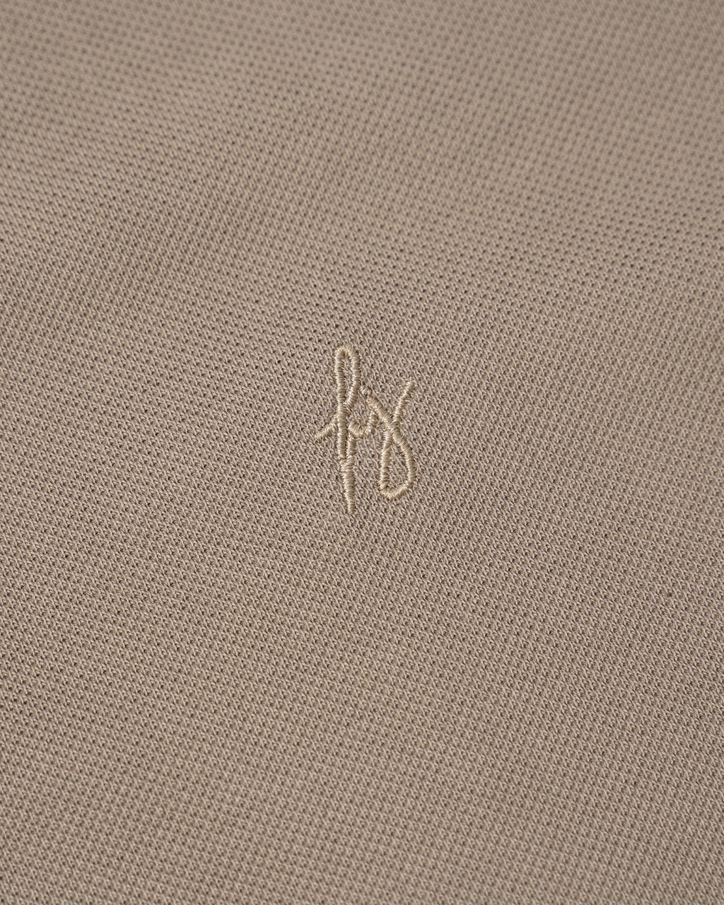 Polo Camisero Regular Marrón Claro