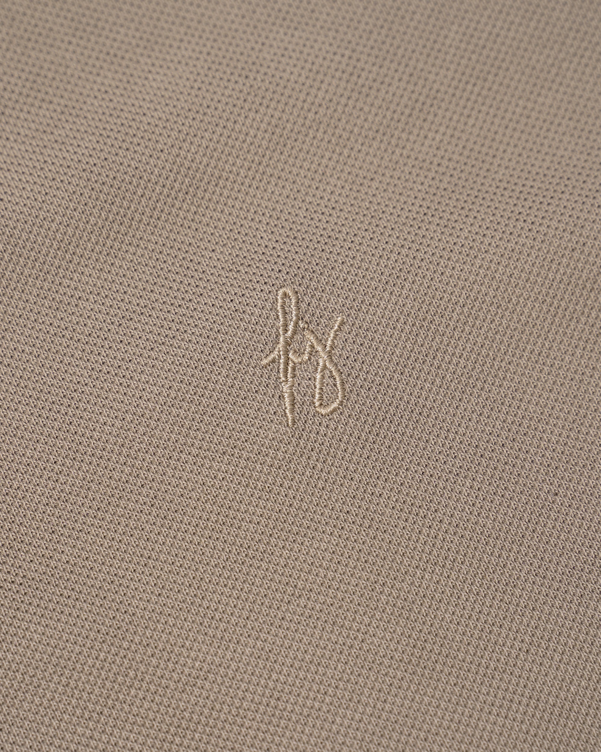 Polo Camisero Regular Marrón Claro