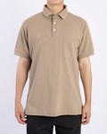 Polo Camisero Regular Marrón Claro