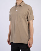 Polo Camisero Regular Marrón Claro