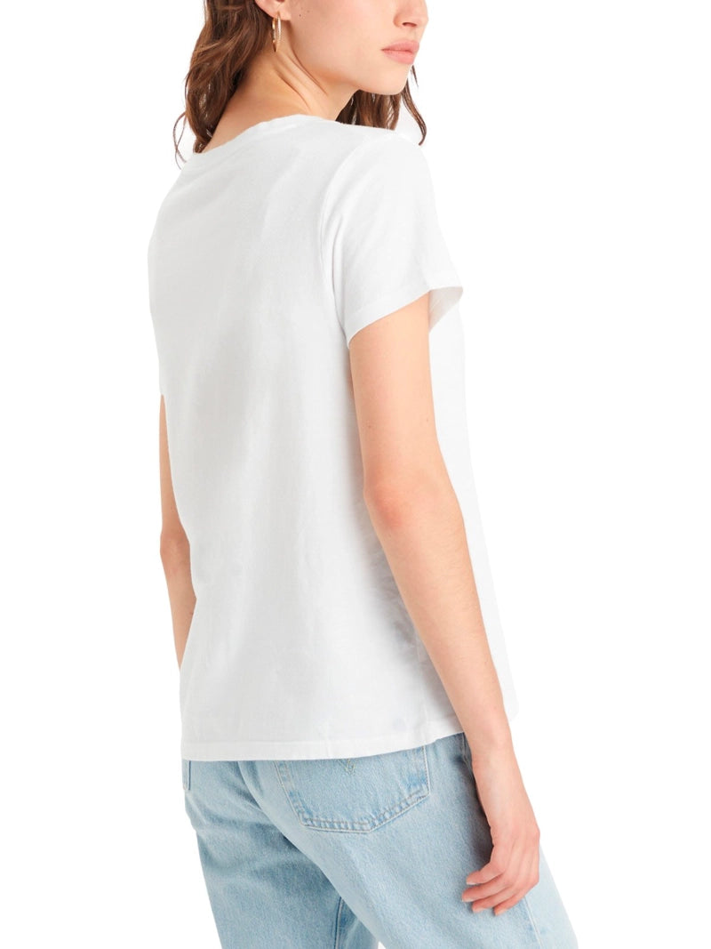 PERFECT VNECK WHITE