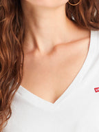 PERFECT VNECK WHITE